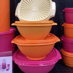 Tupperware Servalier Bowls - set of 4 - various capacities